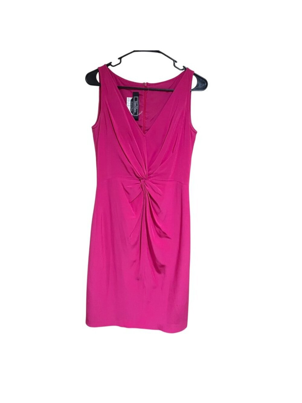 max mara silk sheath dress features twist front detail vintage